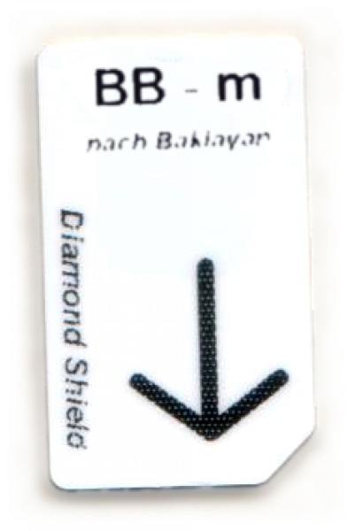 Chip Card Diamond Shield (BB-m)